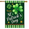 Briarwood Lane House Flag 40x28 For Outdoor Happy St. Patrick's Day For St. Patrick's Day House Flag - 2 of 4