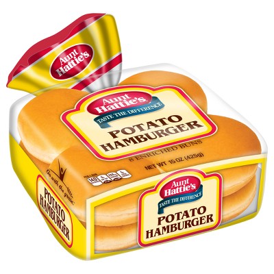 Aunt Hattie's Potato Ham Buns - 15oz/8ct