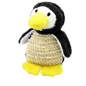 Plantlife Soft Penguin Ramie - Hand Made and Ultra-Soft Cotton Bathing Scrubbies - 1 of 2