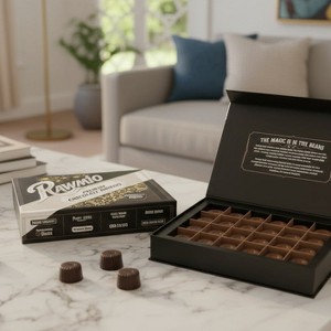 Rawmio 70% Dark Chocolate Bonbons, 24 Bonbons - 1 of 4