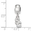 Black Bow Jewelry Sterling Silver USC Trojans NCAA Bead Charm - 3 of 4