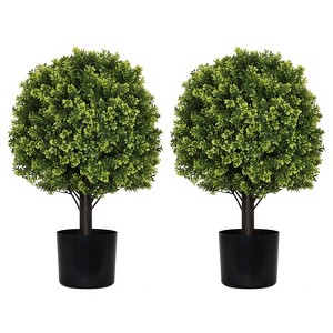 NicBex 2-Pack Artificial Banana Leaf Plants with Adhesive Fabric 22" Lifelike Leaves, Indoor Decor, Realistic Greenery, Easy Maintenance, - 1 of 4