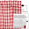 Annie Buffalo Red Check Panel Set of 2 84x40 - 4 of 4