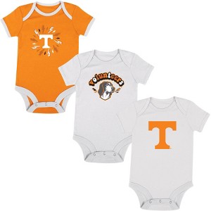 NCAA Tennessee Volunteers Infant Boys' 3pk Bodysuit - 1 of 4