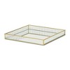 Cheung's Veldra Gold Square Fluted Glass Tray - Large - 4 of 4