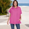 Anna-Kaci Women's Boyfriend Short-Sleeve Hoodie - 2 of 4