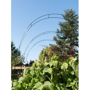 Gardener's Supply Company Adjustable Super Hoops Garden Plant Cover | Sturdy Powder Coated Metal Frame for Raised Bed Vegetable Planter Box Netting - 1 of 4
