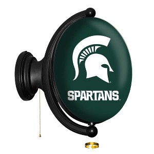 College Oval Rotating Lighted Wall Sign - 1 of 4