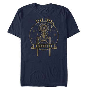 Men's Star Trek: Discovery Discovery Ship Outline T-Shirt - 1 of 4