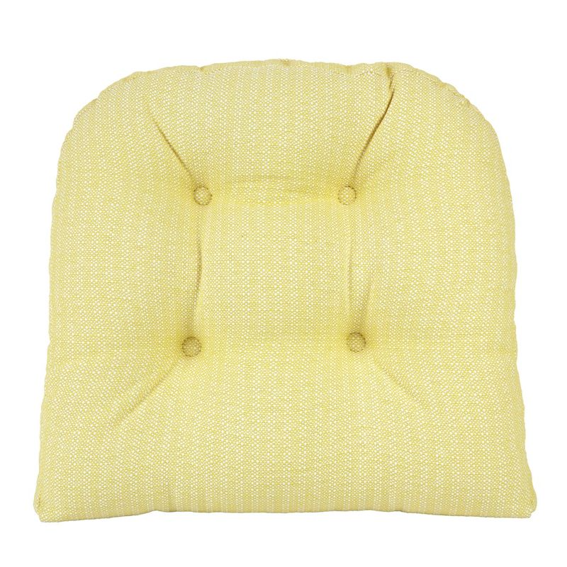 Gripper Non-Slip 15" x 15" Omega Tufted Universal Chair Cushions Set of 2, 1 of 5