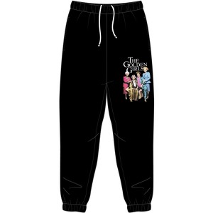 Golden Girls Character Photo Adult Black Graphic Sweatpants - 1 of 1
