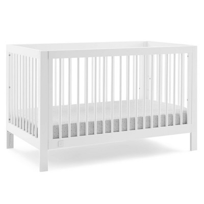 BabyGap by Delta Children Charlie 6-in-1 Convertible Crib - Greenguard Gold Certified - Bianca White