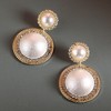 SOHI Women's Pearl White Party Drop Earrings - 2 of 4