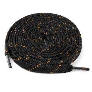 Elerevyo All Types of Casual Sneakers Double Color Twill Athletic Flat Shoelaces 3 Pairs - 1 of 4