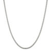 Black Bow Jewelry 3.25mm, Sterling Silver, Solid Box Chain Necklace - 2 of 4