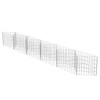 vidaXL Gabion Wall with Covers Galvanized Steel 118.1"x11.8"x19.7" - 2 of 4