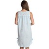 Dreamcrest Sleeveless Woven Nightgown with Floral Embroidery - Cute PJ Babydoll Sleepwear - 3 of 3