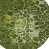 Olive Green And Sage Abstract Washable Indoor Outdoor Area Rug - 4 of 4