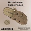 CUSHIONAIRE Benson Women’s Fisherman Clog – Suede Slip-On Sandal with Adjustable Buckle & Contoured Cork Footbed - 4 of 4