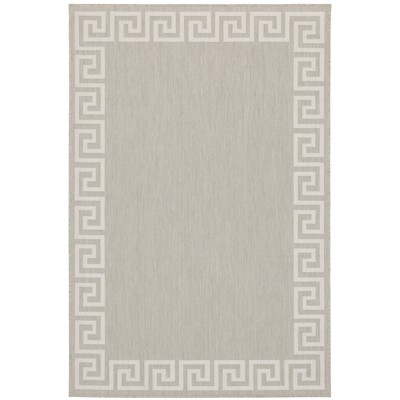 Oriental Weavers Portofino 6560D Grey/ Ivory Indoor/Outdoor Area Rug - 5'3" x 7'3"