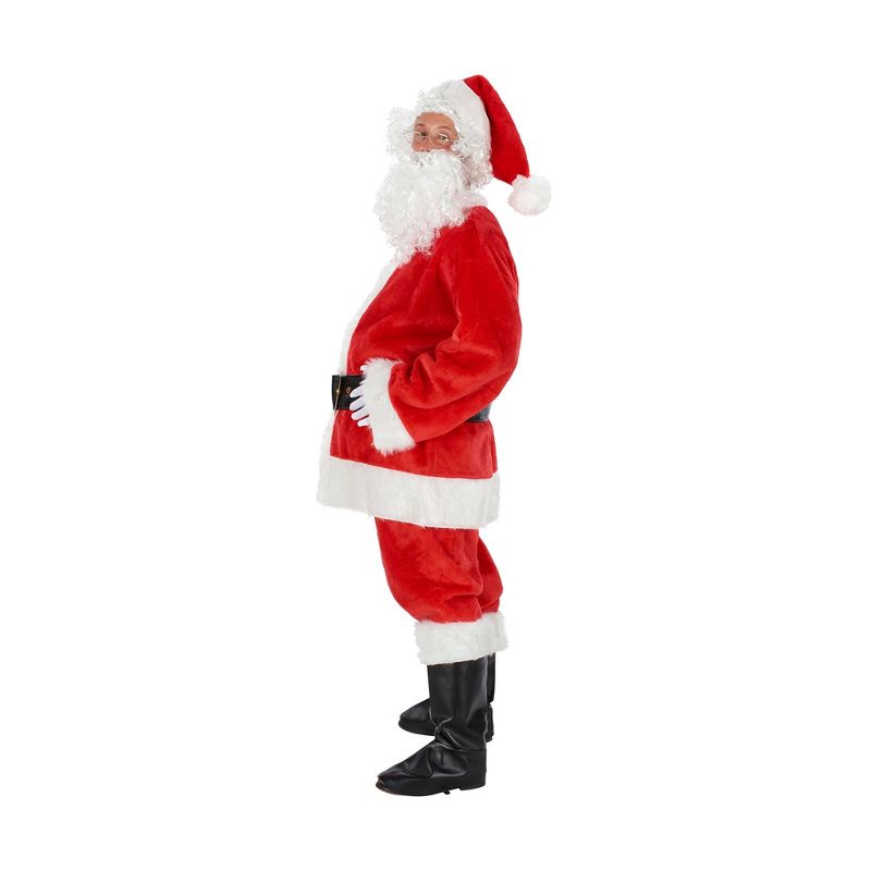 Deluxe Plush Santa Costume, 1 of 4