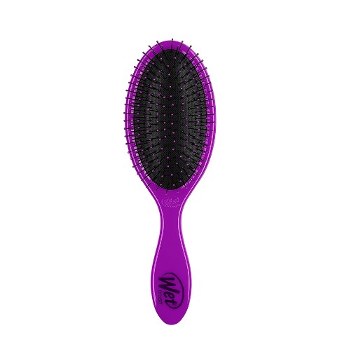 Wet Brush Original Detangler Hair Brush for Less Pain Effort and Breakage Solid Purple