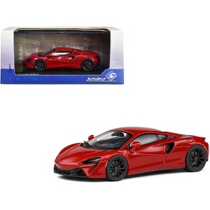 McLaren Artura Hybrid Supercar Amaranth Red Metallic 1/43 Diecast Model Car by Solido - 1 of 4