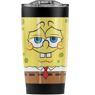 Spongebob Squarepants Confident Face Steel Tumbler 20oz Coffee Travel Mug