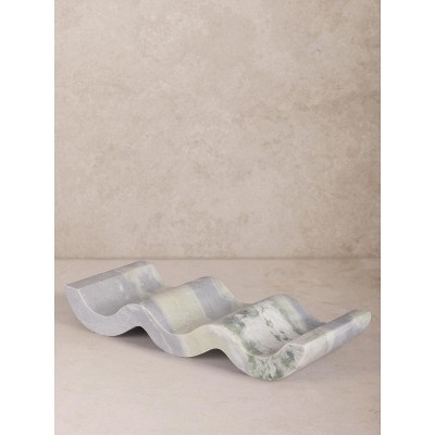 Georgia Green Onyx Wine Bottle Holder