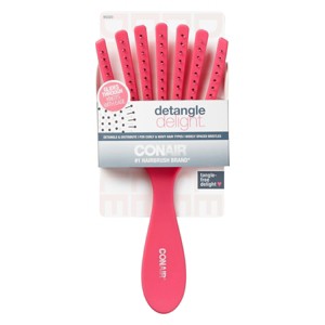 Conair Detangle Delight Curly Hair Detangling Hair Brush - 1 of 4