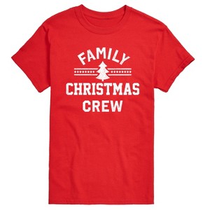Men's - Instant Message - Family Christmas Crew Short Sleeve Graphic T-Shirt - 1 of 4