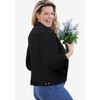 Woman Within Women's Plus Size Stretch Denim Jacket - 4 of 4