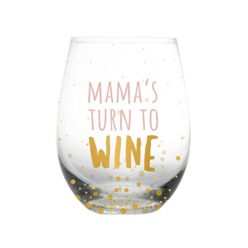 Pearhead Wine Glass - Mama&#39;s Turn to Wine Motherhood - 16oz, 1 of 8