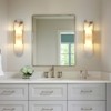 CityFurn Alabaster Wall Sconces Modern Bathroom Vanity Light (Set of 2) - 2 of 2