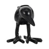 Bird Candle Holder - Aluminum Metal Taper & Pillar Candle Stand - Rustic Accent for Home, Office, Living Room & Bedroom -4" Black - 4 of 4