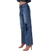 Women's Relaxed Wide Leg Patchwork Jeans - Insane Gene - image 3 of 4