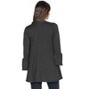 24seven Comfort Apparel Womens Knit Three Quarter Bell Sleeve Open Cardigan - image 3 of 4