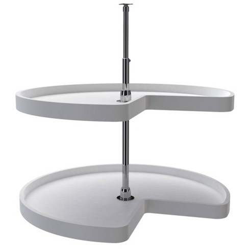 Rev-A-Shelf 32 Full Circle Lazy Susan 2-Shelf Set (White)