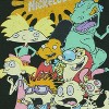 Seven Times Six Nickelodeon T-Shirt Juniors Rugrats Hey Arnold Short Sleeve Graphic Top Grey - 4 of 4