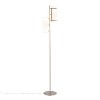 LumiSource Rhonda: Dual-Head Brushed Nickel Floor Lamp, 60W, UL Listed, Modern Decor - 2 of 4