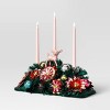 Christmas Lit Tinsel Centerpiece with Led Candolier Decor-Red/Pink - Wondershop™ - 4 of 4