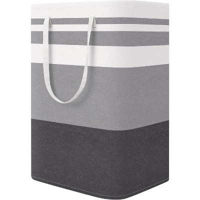 Paaaawaters Large Collapsible Laundry Basket Hamper with Easy Carry Handles，Freestanding Clothes Hampers for Laundry, Bedroom