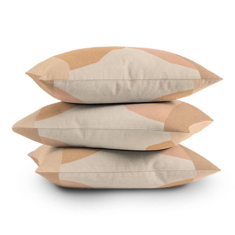 Iveta Abolina Coral Shapes Outdoor Throw Pillow Orange - Deny Designs, 4 of 5