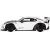 Toyota GR86 "LB-Nation - Liberty Walk" White with Carbon Hood Limited Edition 1/64 Diecast Model Car by Mini GT - 3 of 4