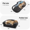 Human Dog Bed, 71"x43"x12" Dog Beds for Large Dogs, Foldable Plush Washable Dog Bed for People Doze Off, Orthopedic Dog Beds for Humans Size - 2 of 4