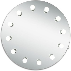 Elegant Lighting Hollywood Round Vanity Mirror 5000K D27.5 - 1 of 4