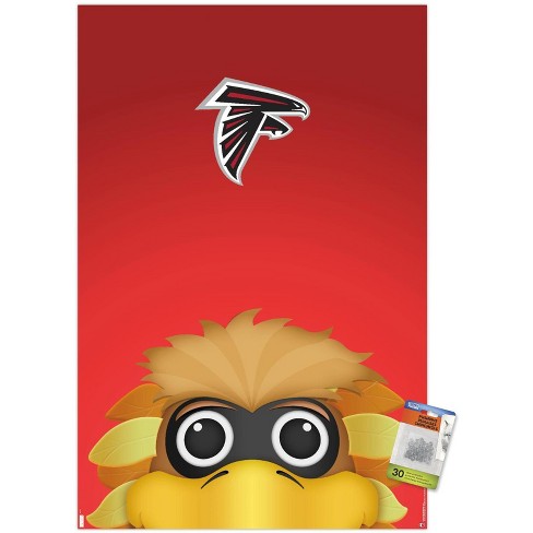 Trends International NFL Atlanta Falcons - Helmet 16 Wall Poster, 22.375 x  34, Premium Unframed Version