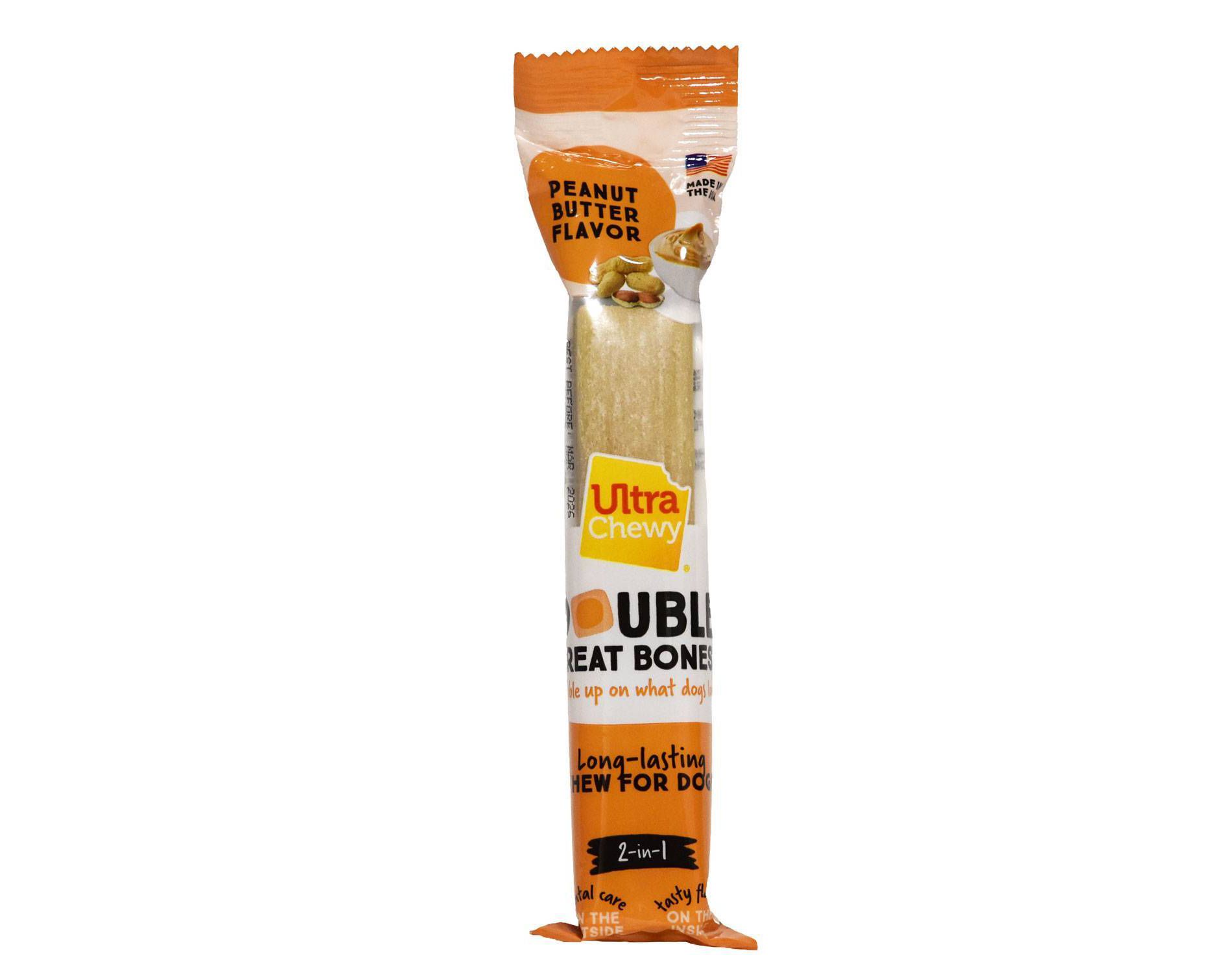 Ultra Chewy Peanut Butter Dental Dog Treats