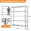 Adjustable Garage Wire Shelving Unit for Kitchen, Laundry Room, Pantry, Warehouse, Basement - 4 of 4