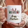Soccer Buffalo Plaid Christmas Mug, Ho Ho Ho Football Gift (Non-Custom Only)| OrnamentallyYou - 3 of 4